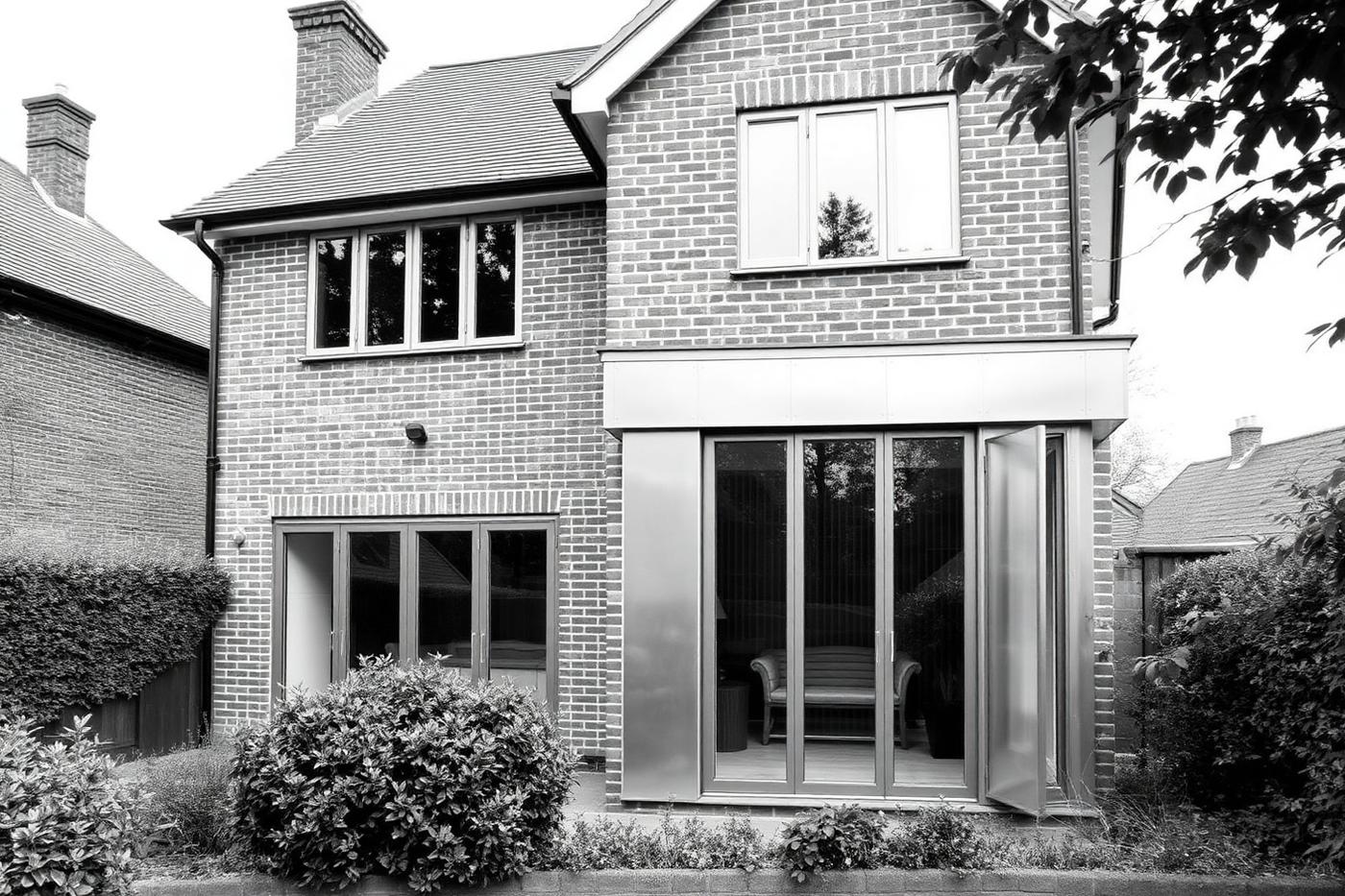 Completed open-plan ground floor
