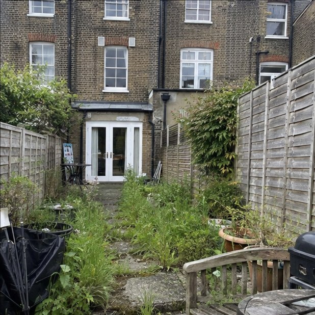 Garden before works