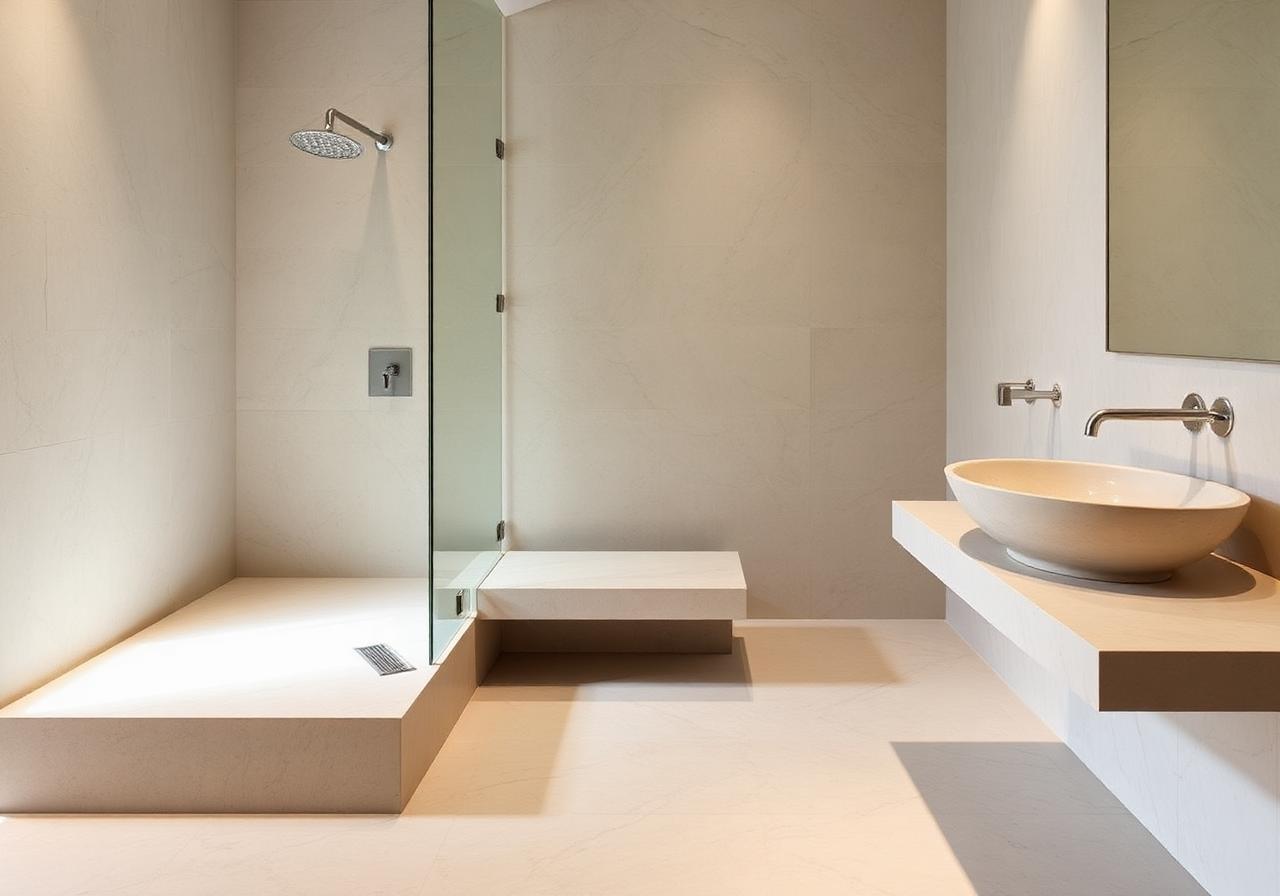 Completed bathroom