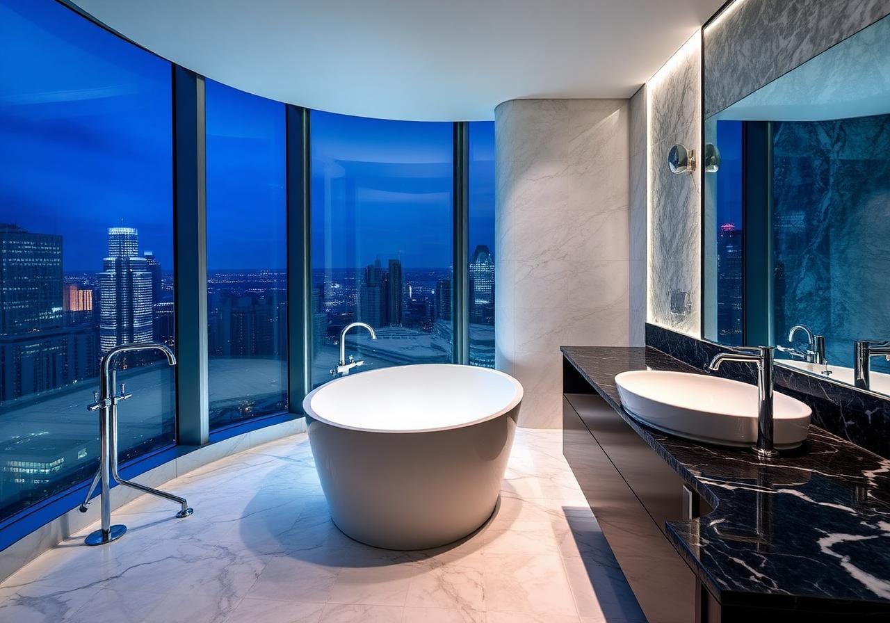 Walk-in wet room shower