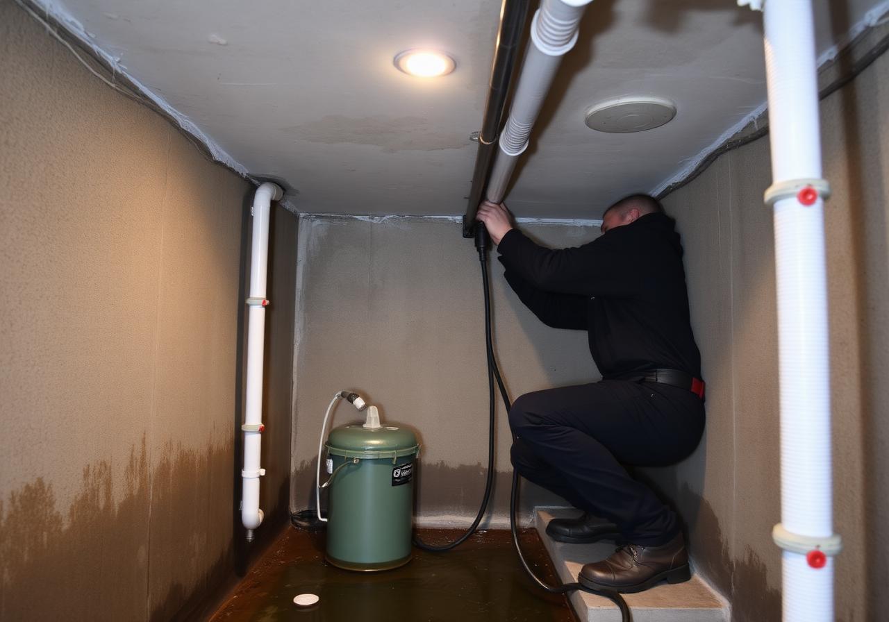 Bathroom during first-fix plumbing works