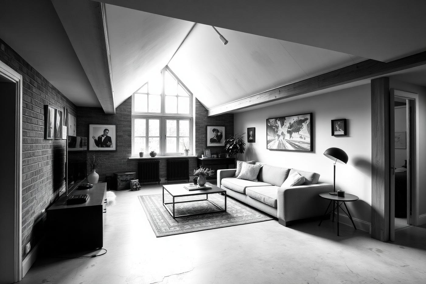 Lower ground floor space after conversion