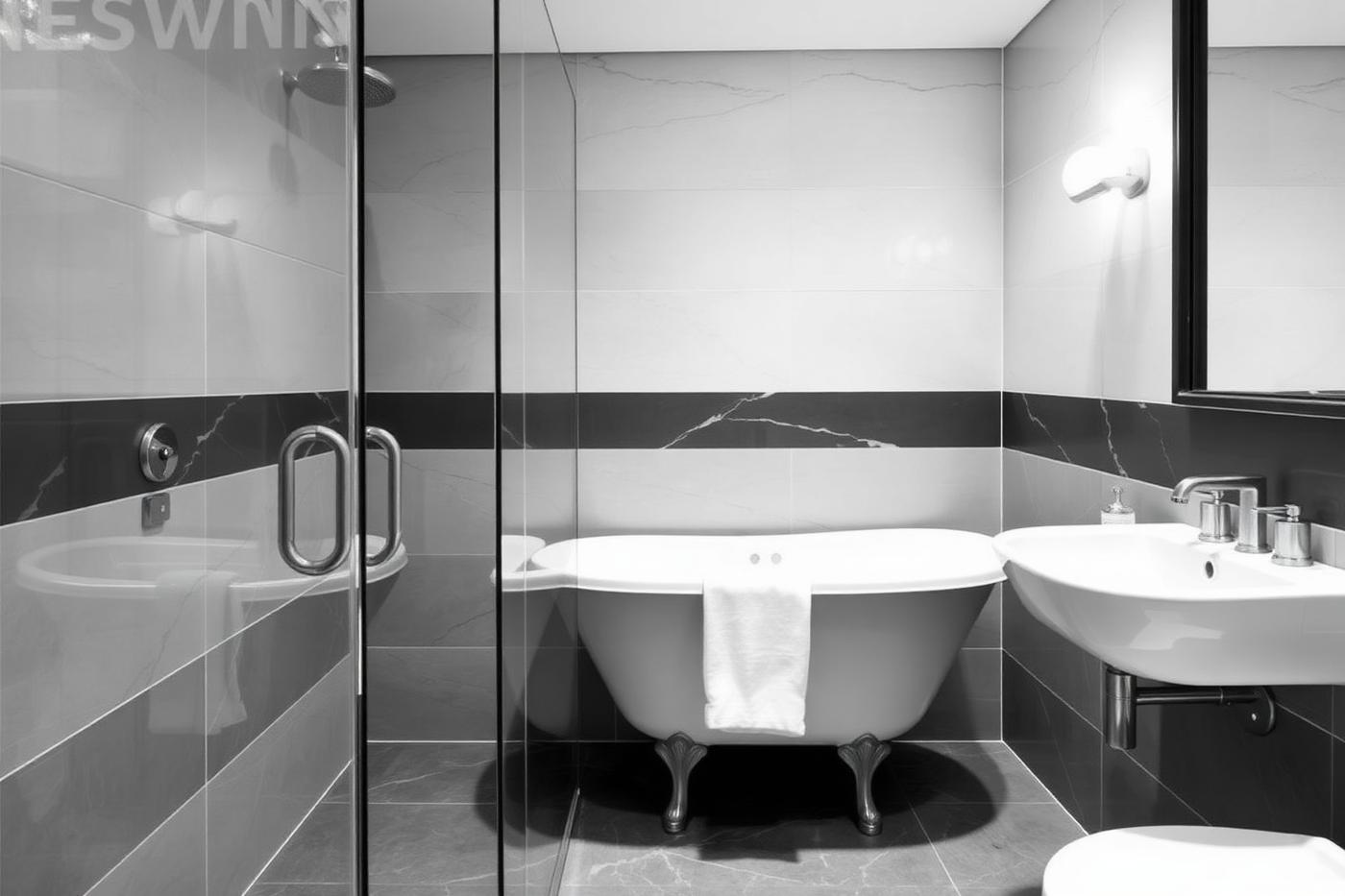 Finished bathroom detail