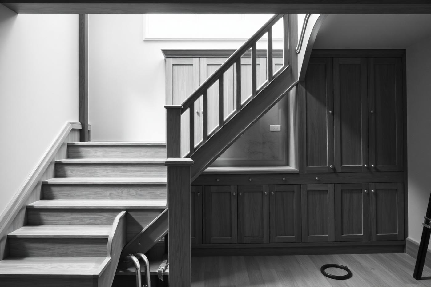 Carpentry and joinery works on site
