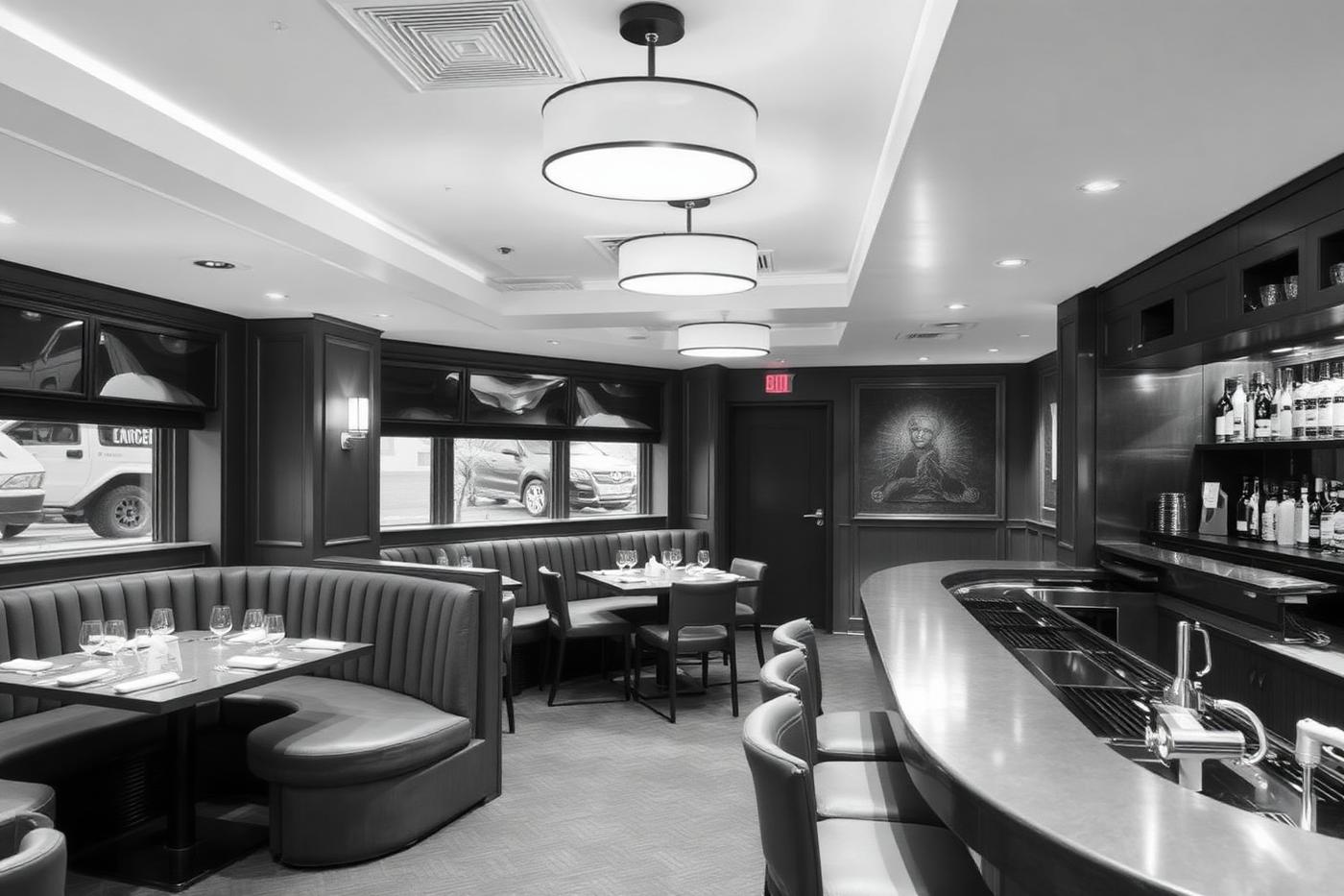Restaurant interior after fit-out